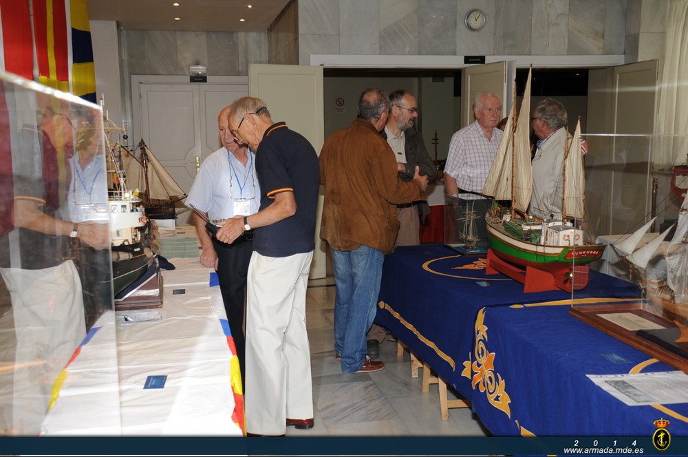 Exposición de maquetas en el Cuartel General de la Armada